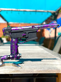 Custom 1-1 Superlight Pooty / Airtac / Monk Speed Build - Pulsar D with Violet splash / Marble base