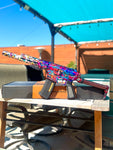 Custom Anodized Wolverine MTW billet series Tactical with drop stock