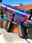 Custom Anodized Wolverine MTW billet series Tactical with drop stock