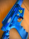 Custom 1-1 HPA Fallout themed ANODIZED - Wolverive Airsoft TTI JW4 Dracarys Gen-12 MTW HPA Shotgun