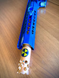 Custom 1-1 HPA Fallout themed ANODIZED - Wolverive Airsoft TTI JW4 Dracarys Gen-12 MTW HPA Shotgun
