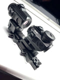 Monstrum Ghost Red Dot Sight | Ghost G3 3X Micro Magnifier with Flip to Side Mount | Combo