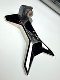 HK Army Gravity Lock Marker Stand - Custom one off Chrome and Marble finish