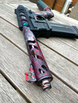 Custom 1-1 Anodized Marble with Red splash Airtac / Pooty Edge Speedsoft Airsoft Build