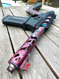 Custom 1-1 Anodized Marble with Red splash Airtac / Pooty Edge Speedsoft Airsoft Build