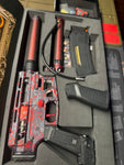 Custom Wolverine Heretic Article 2 / 3- Red splash with marble base anodizing