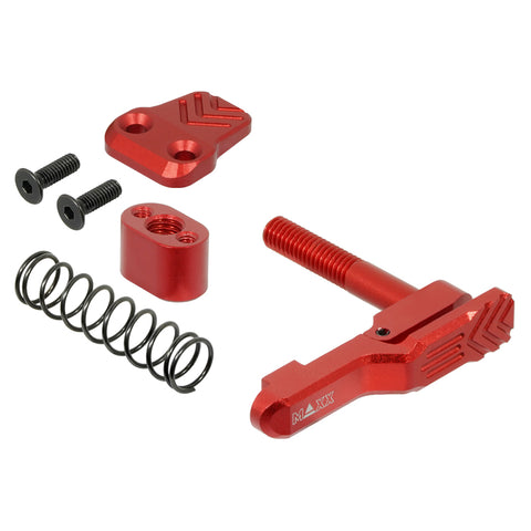 CNC Aluminum Advanced Magazine Release for Wolverine MTW series - Red / Style A