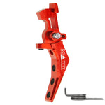 CNC Aluminum Advanced Speed Trigger - Red / Style B