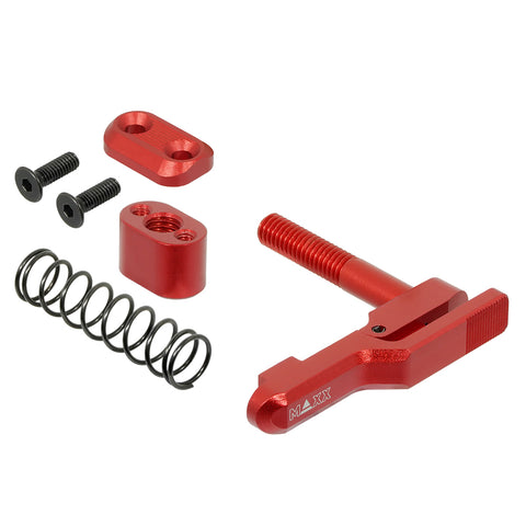 CNC Aluminum Advanced Magazine Release for Wolverine MTW series - Red / Style C